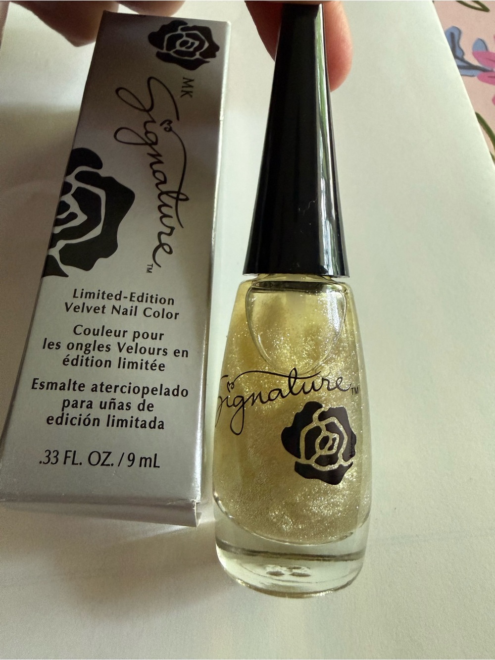 Mary Kay Signature Limited Edition Velvet Nail Color Crystal Stars NOS Vintage
